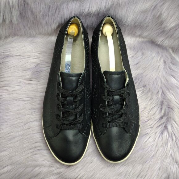 Dansko Orli Nappa Leather Perforated Sneakers Womens Size 40 US 10-10.5 Black - Picture 5 of 8